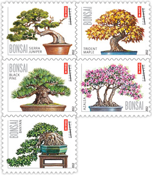 Bonsai Trees USPS stamp