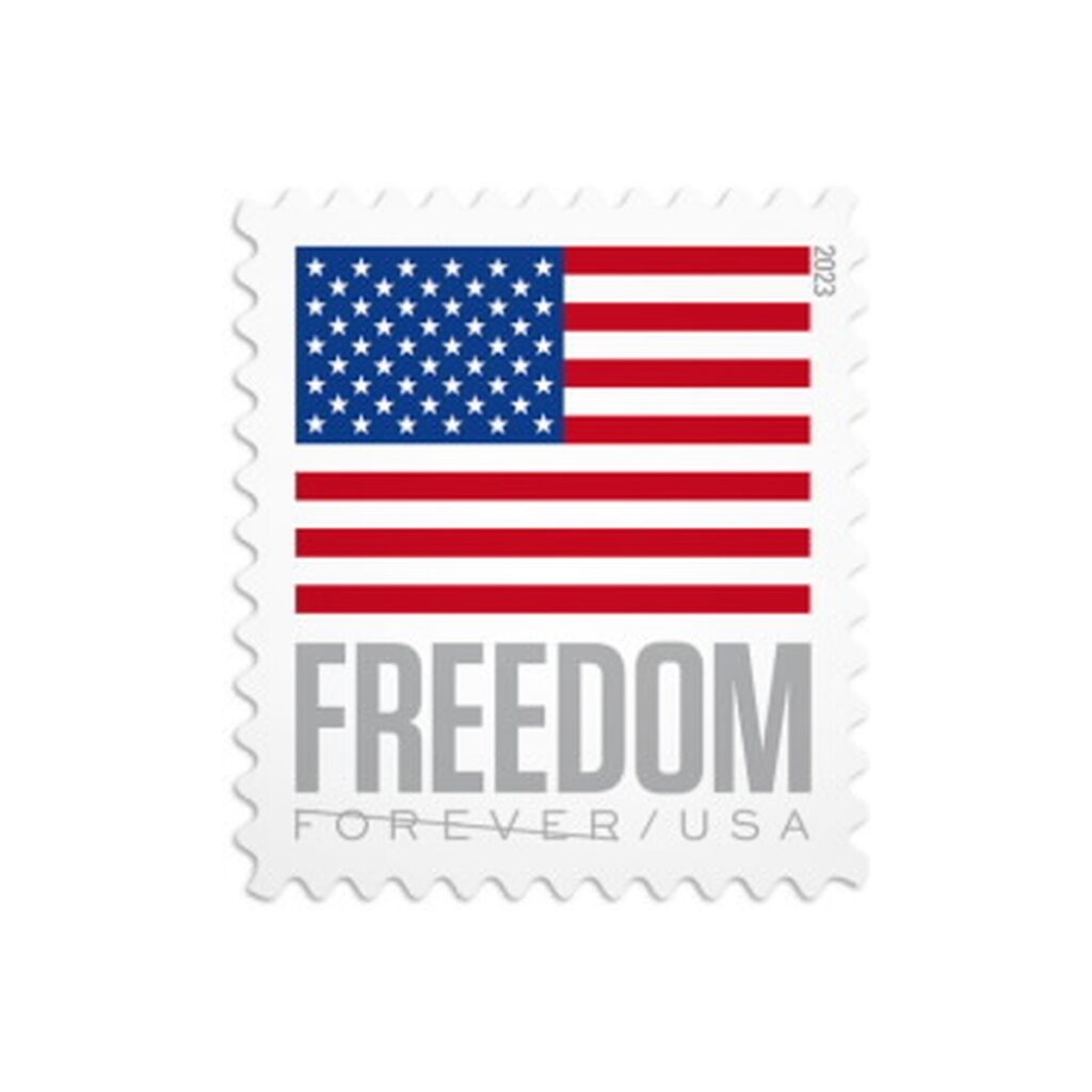 U.S. Flag 2023 — genuine USPS Forever Stamps, in stock