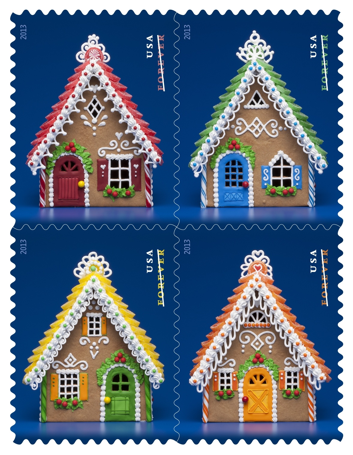 Christmas Wreath USPS stamp
