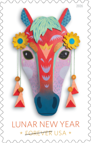 Lunar New Year: Year of the Horse USPS stamp