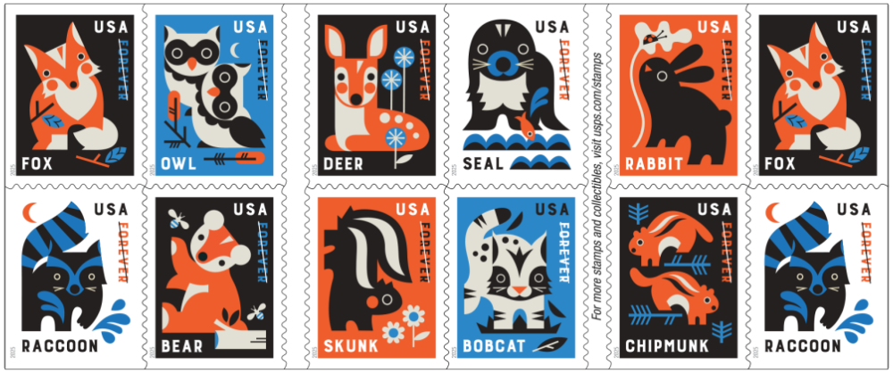 Baby Wild Animals USPS stamp