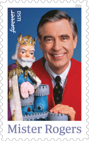 Mister Rogers USPS stamp