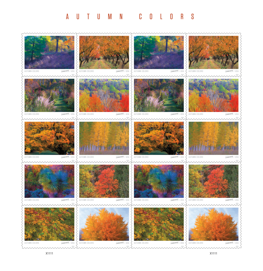 Autumn Colors USPS stamp