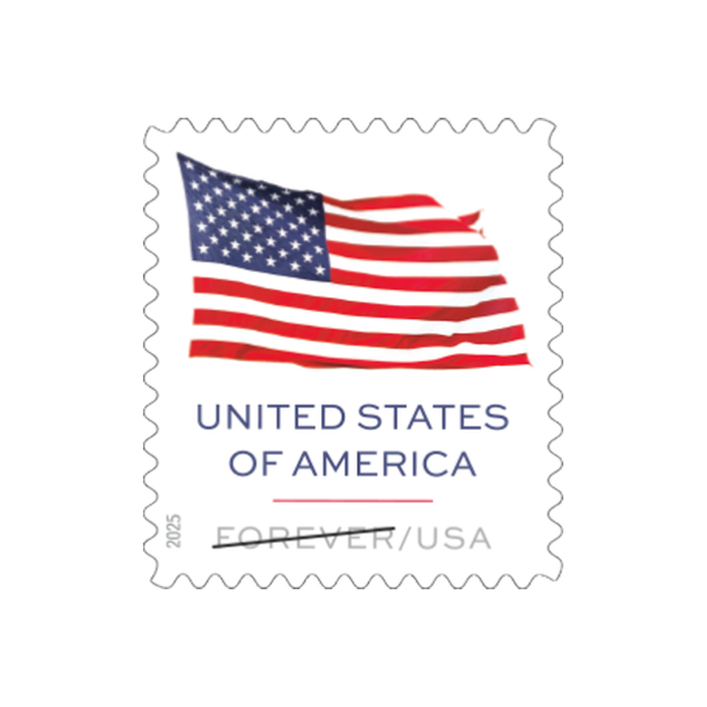 U.S. Flag (2025) — genuine USPS Forever Stamps, in stock