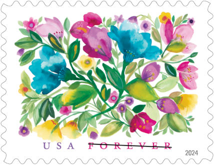 Celebration Blooms USPS stamp
