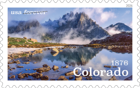 Colorado Statehood USPS stamp