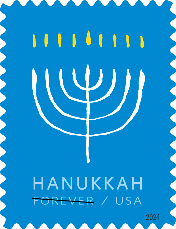 Hanukkah USPS stamp