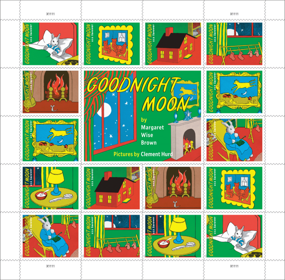 Goodnight Moon USPS stamp