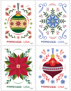 Holiday Joy USPS stamp