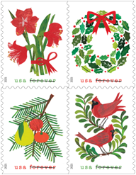 Holiday Cheer USPS stamp