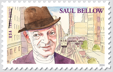 Saul Bellow USPS stamp