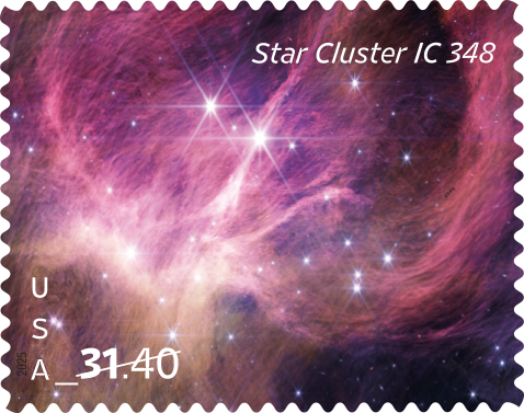 Star Cluster USPS stamp