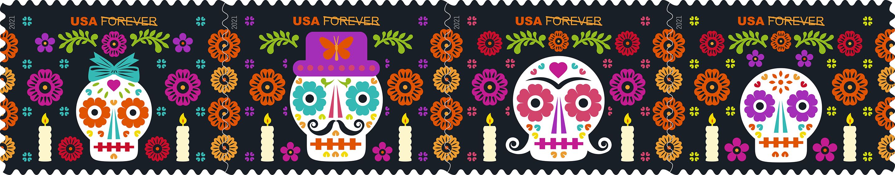 Day of the Dead USPS stamp