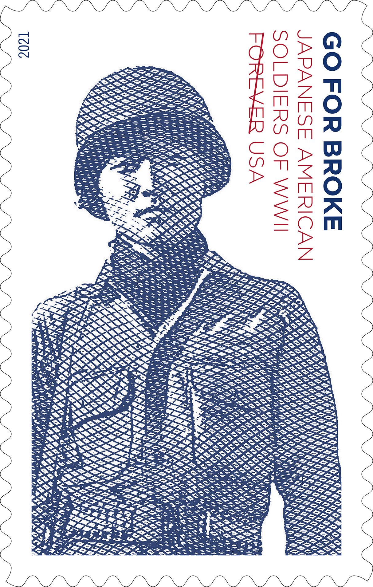 Go for Broke: Japanese American Soldiers of WWII USPS stamp