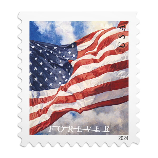 U.S. Flags 2024 USPS stamp