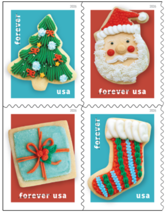Winter Wreath USPS stamp
