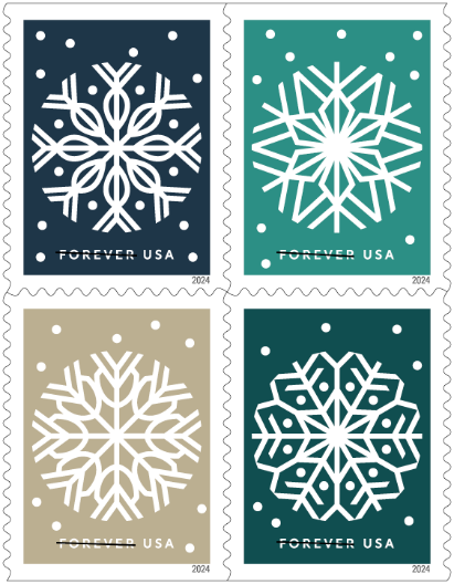 Winter Whimsy USPS stamp