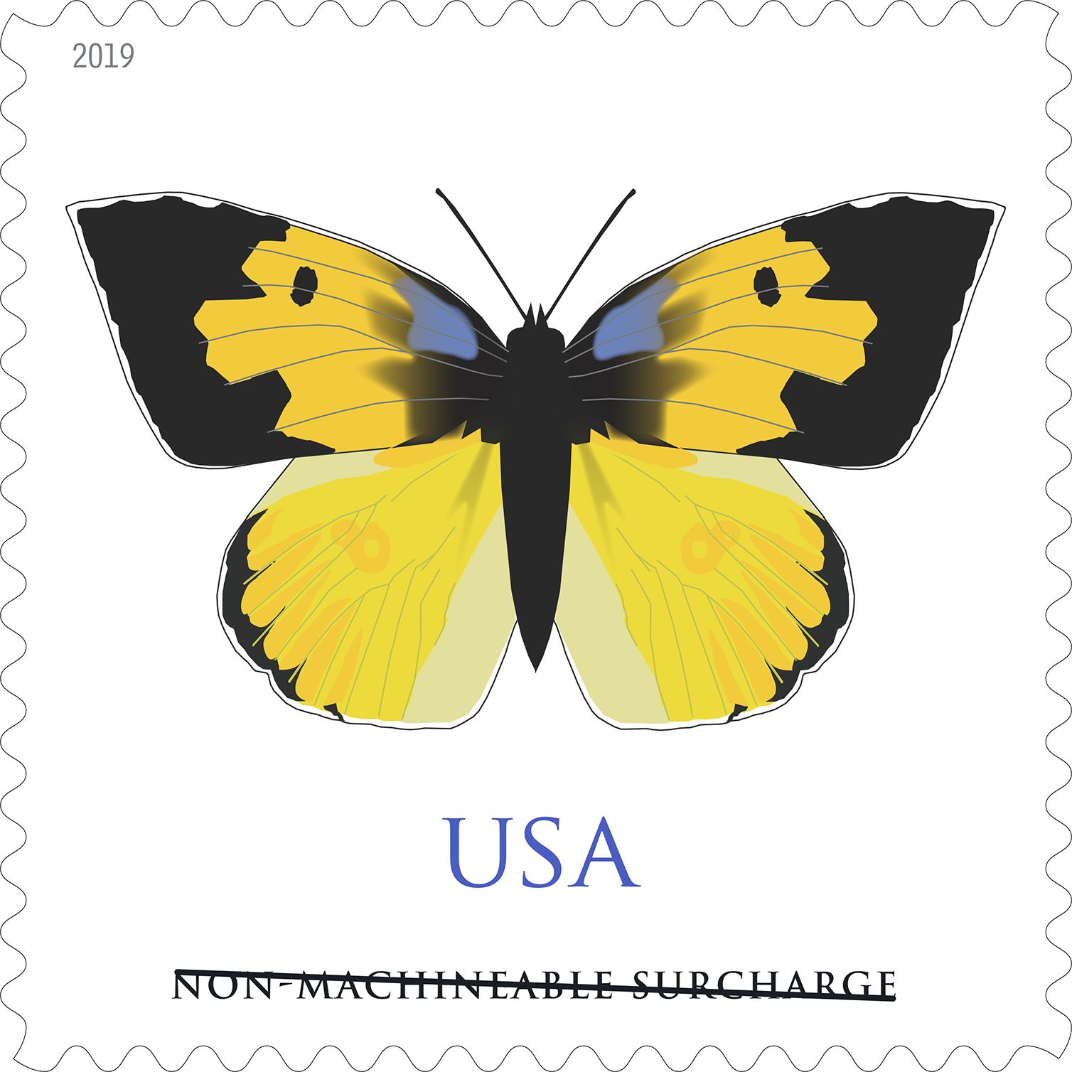 California Dogface Butterfly USPS stamp