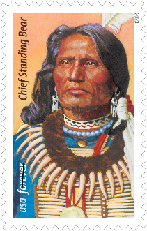 Chief Standing Bear USPS stamp