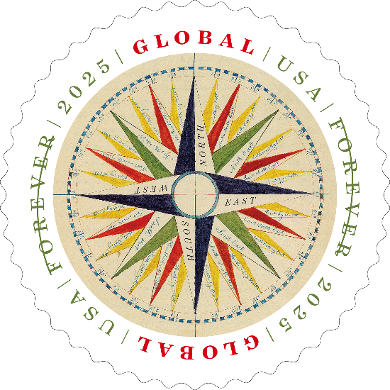 1794 Compass Rose USPS stamp
