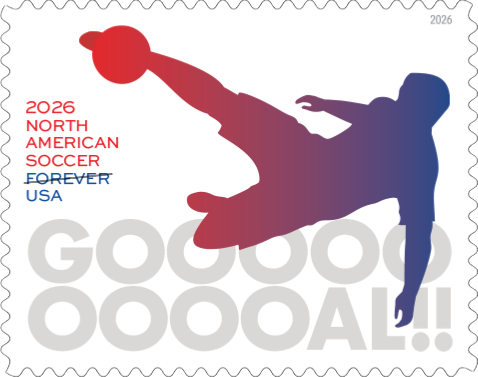 North American Soccer USPS stamp