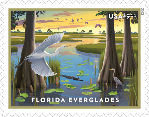 Florida Everglades USPS stamp
