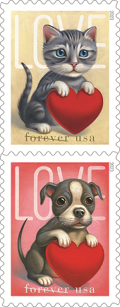 Love 2023 USPS stamp