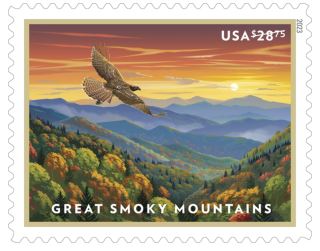 Great Smoky Mountains USPS stamp