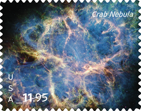Crab Nebula USPS stamp