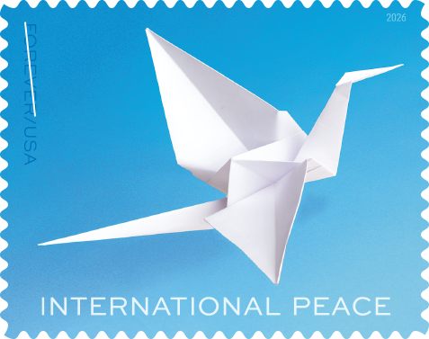 International Peace USPS stamp